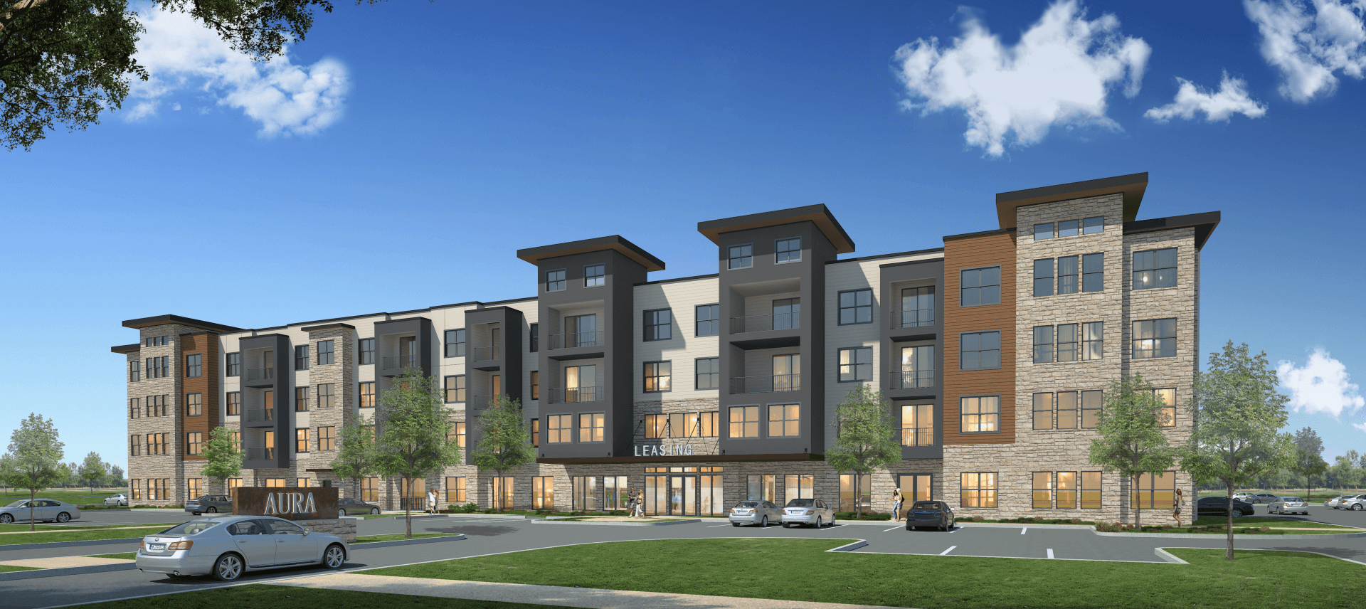 Rendering of Aura 35Fifty Apartment Homes